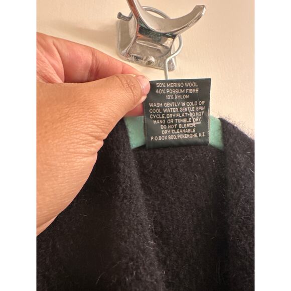 Lothlorian Merino Possum Wool Drape Cardigan Wrap Poncho Quiet Luxury Hygge Cozy - Picture 8 of 9